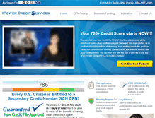 Tablet Screenshot of ipowercreditservices.com